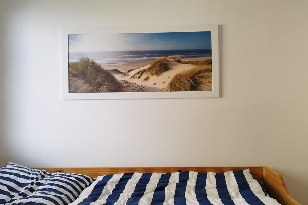 Schöne Wohnung an der Nordsee in Mildstedt Exterior foto