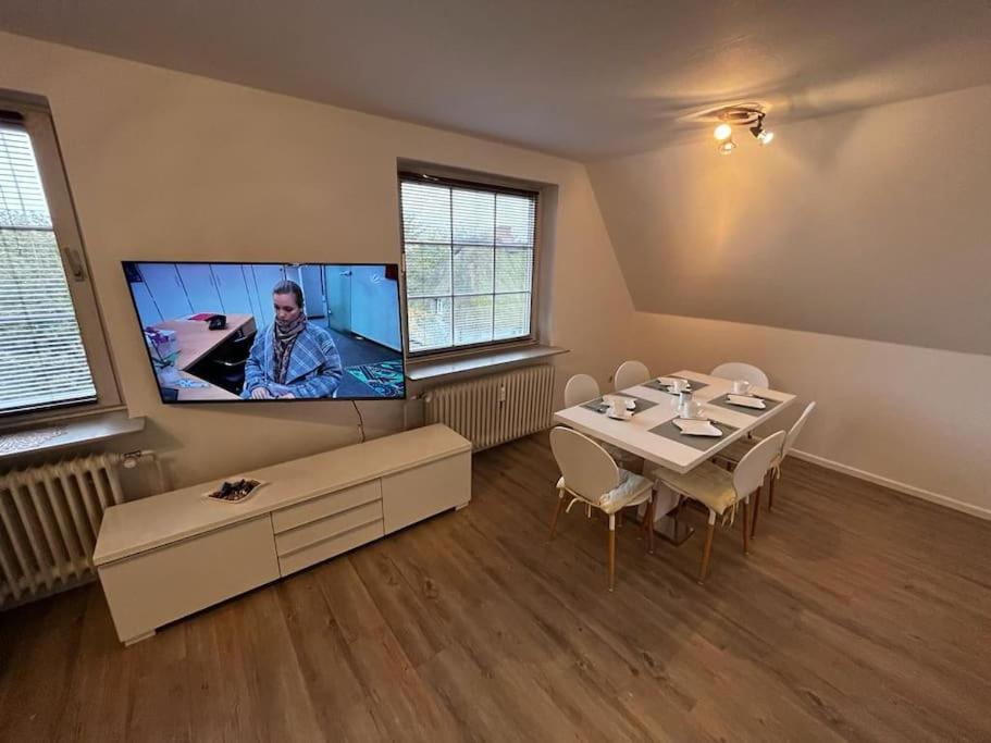 Schöne Wohnung an der Nordsee in Mildstedt Exterior foto